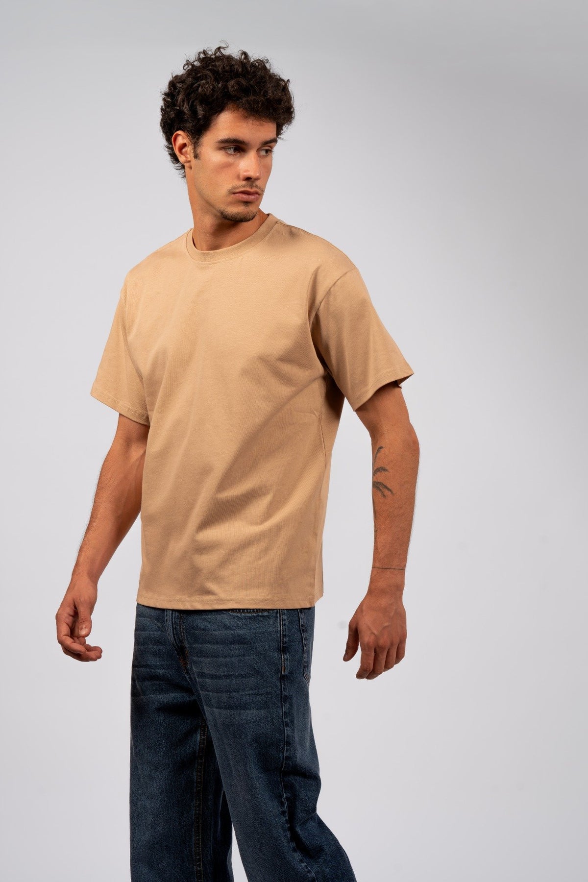 Relaxed Heavyweight T-Shirt Sand Beige