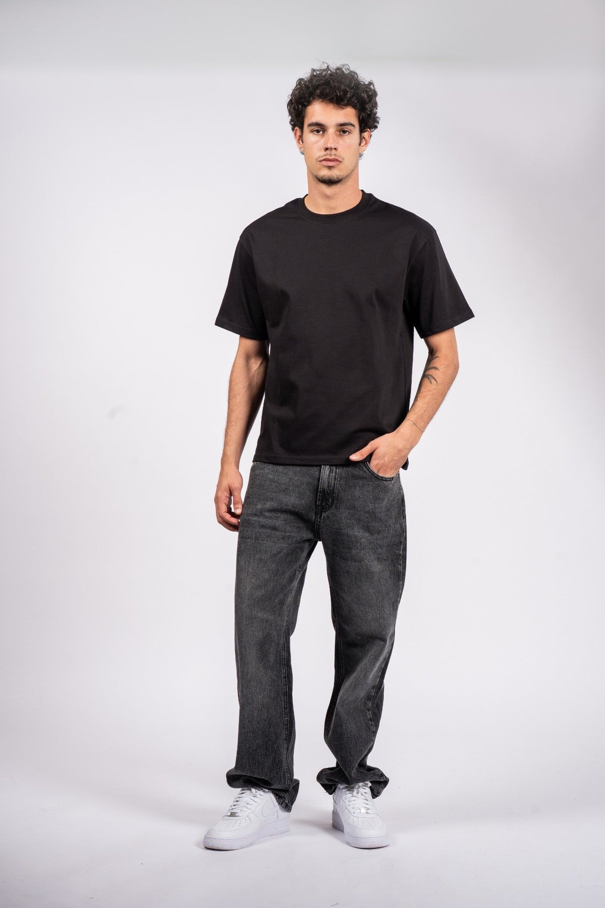 Regular Heavyweight T-Shirt Jet Black