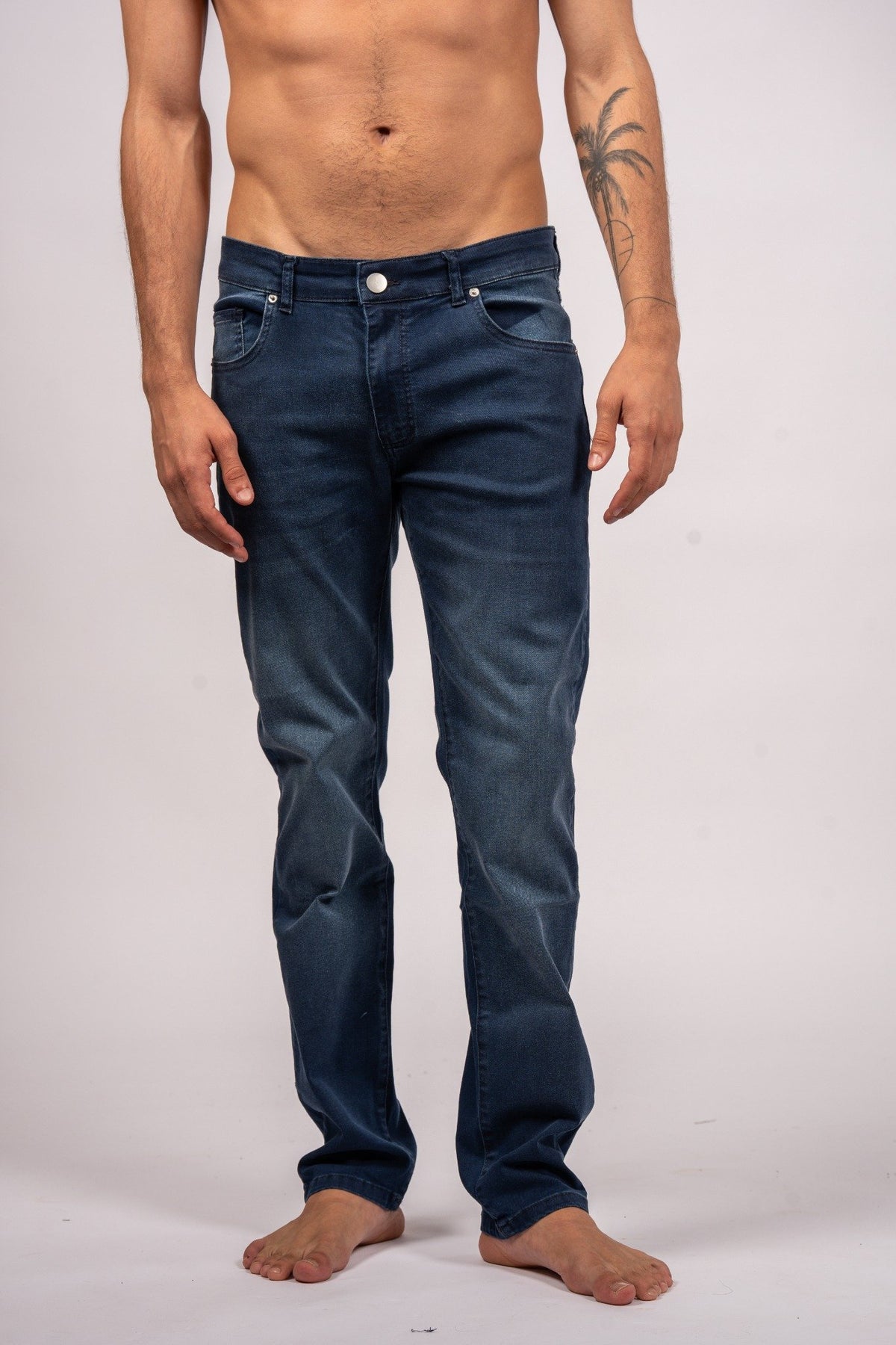 Soft-Touch Slim Fit Denim Jeans Dark Indigo Wash