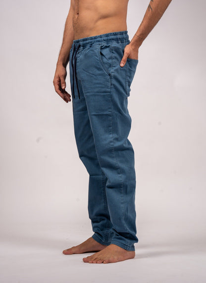 Drawstring Relaxed Denim Jeans