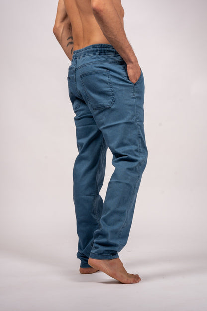 Drawstring Relaxed Denim Jeans
