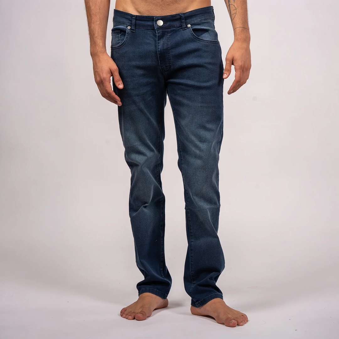 Soft-Touch Slim Fit Denim Jeans Dark Indigo Wash