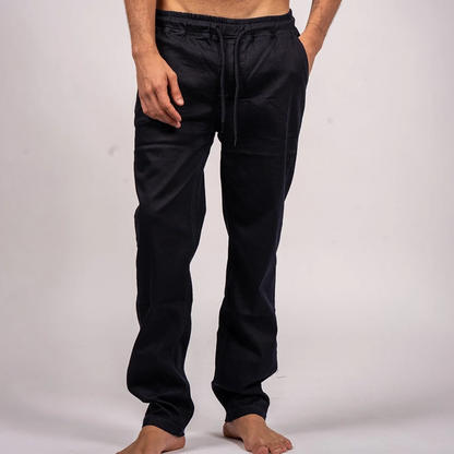 Drawstring Relaxed Denim Jeans