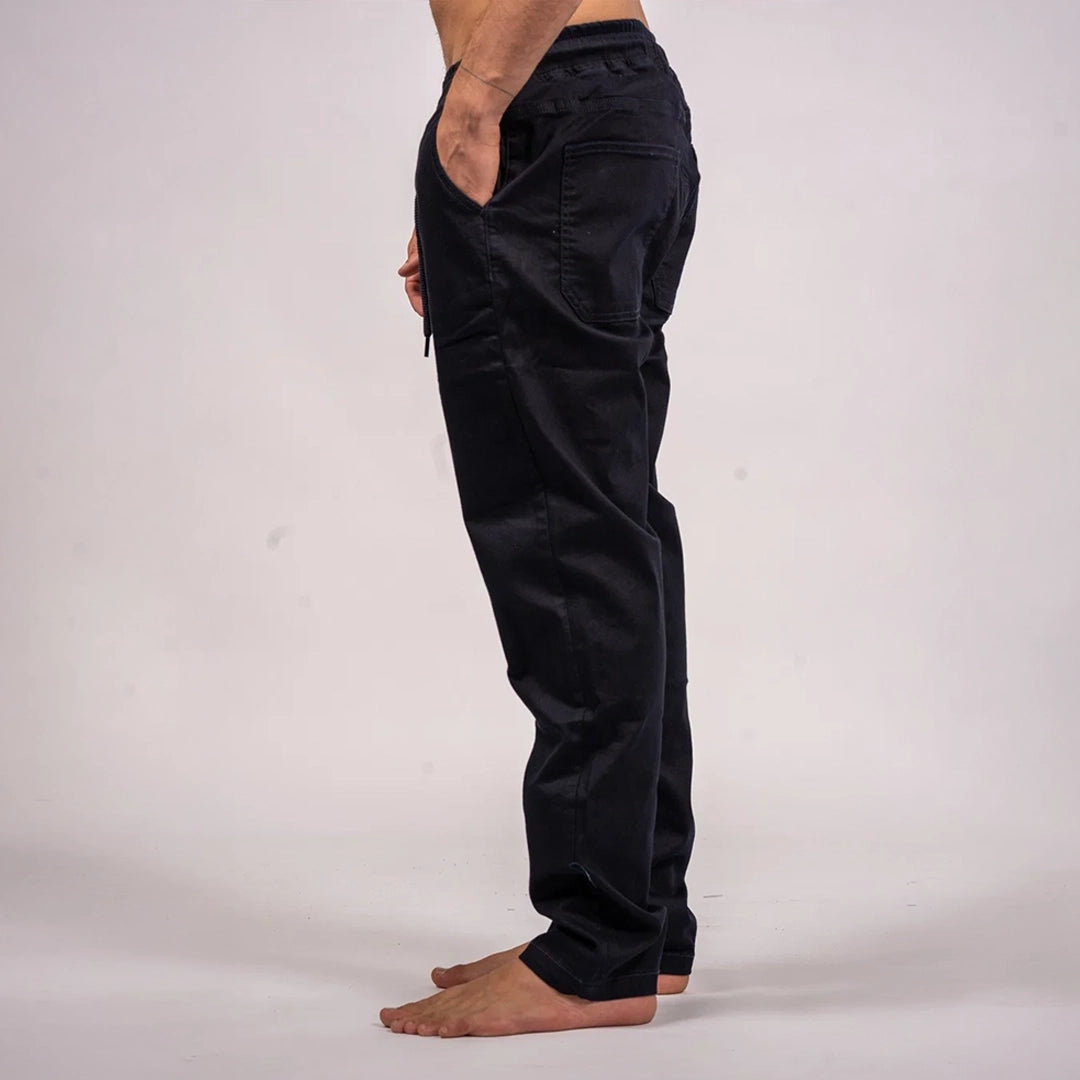 Drawstring Relaxed Denim Jeans
