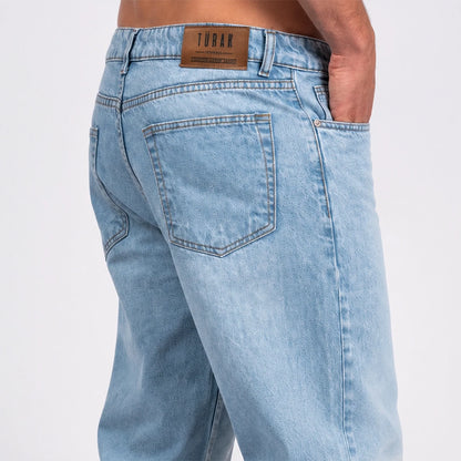 Wide-Leg Denim Jeans