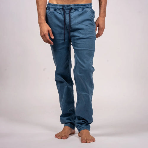 Drawstring Relaxed Denim Jeans