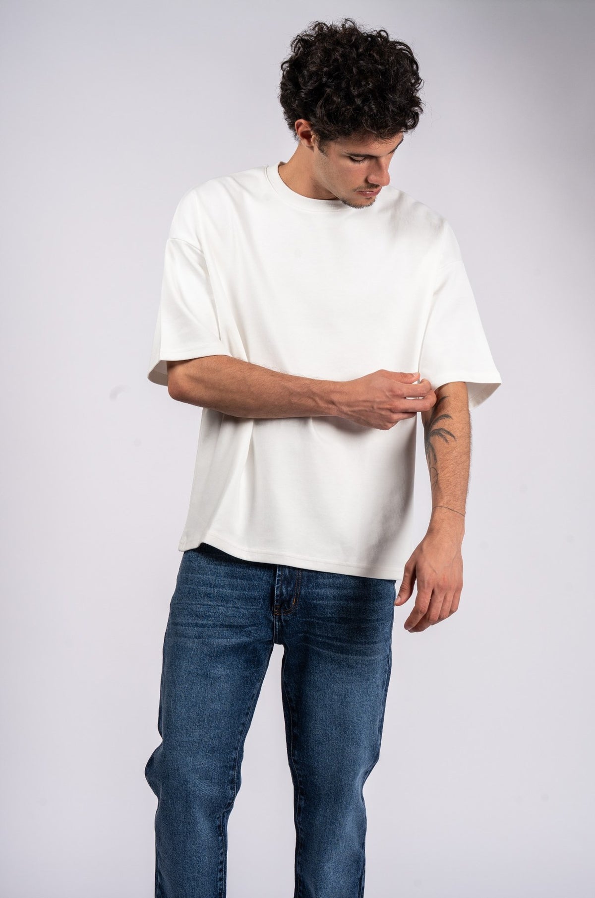 Boxy Heavyweight T-shirt Off White