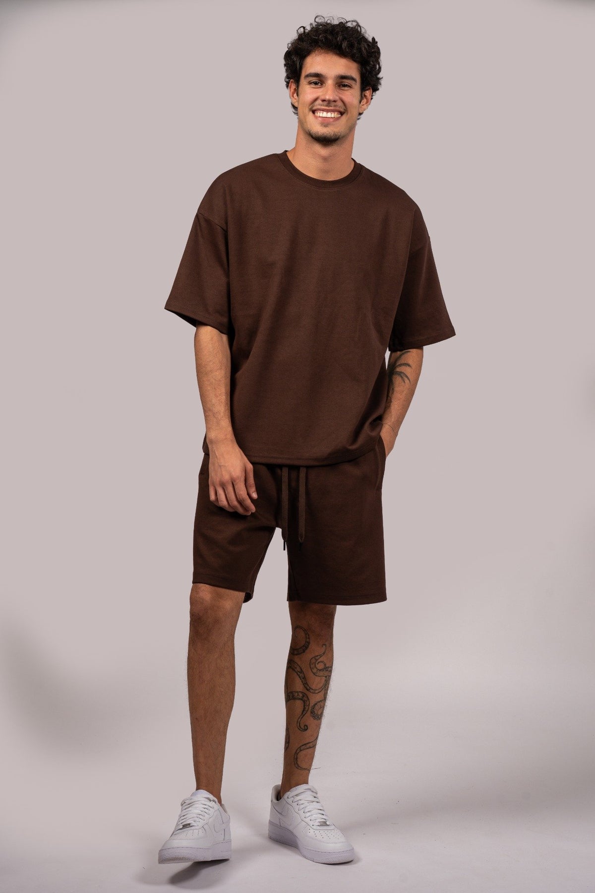 Interlock Short Dark Brown