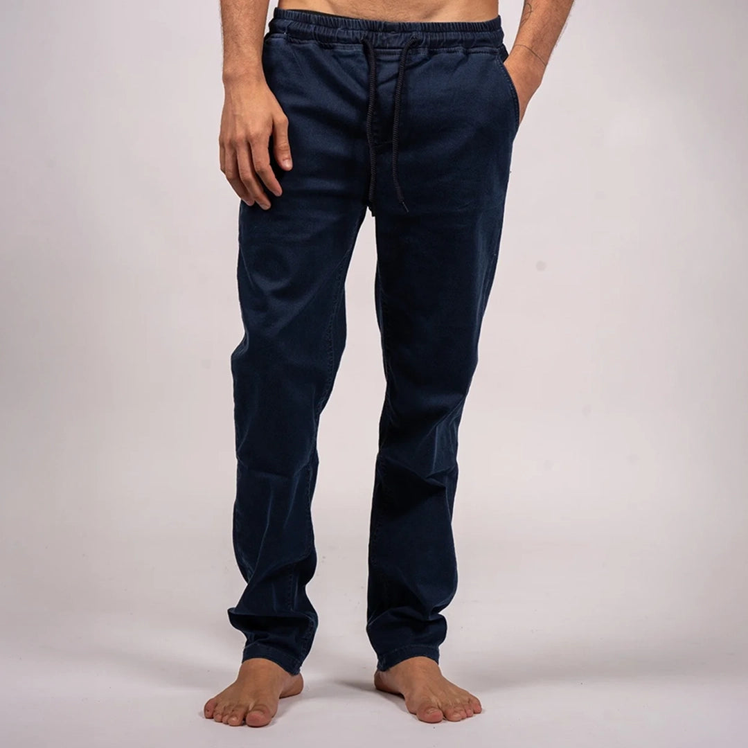 Drawstring Relaxed Denim Jeans Vintage Indigo