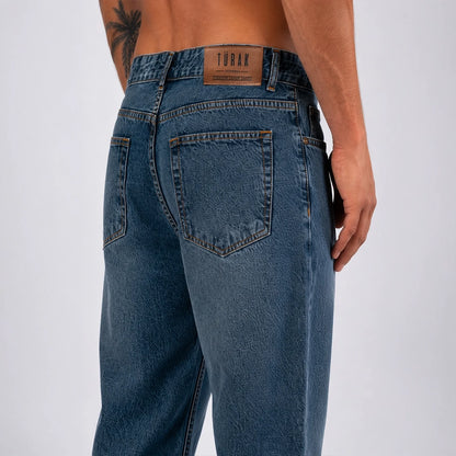 Wide-Leg Denim Jeans
