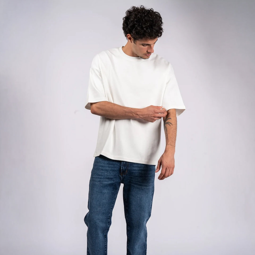 Boxy Heavyweight T-shirt Off White