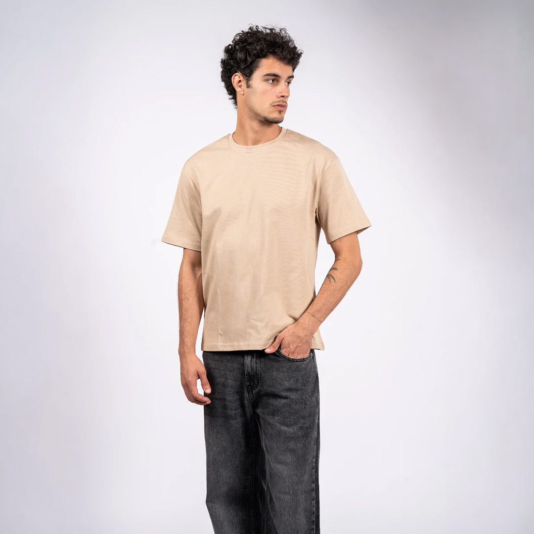 Regular Heavyweight T-Shirt Sand Beige
