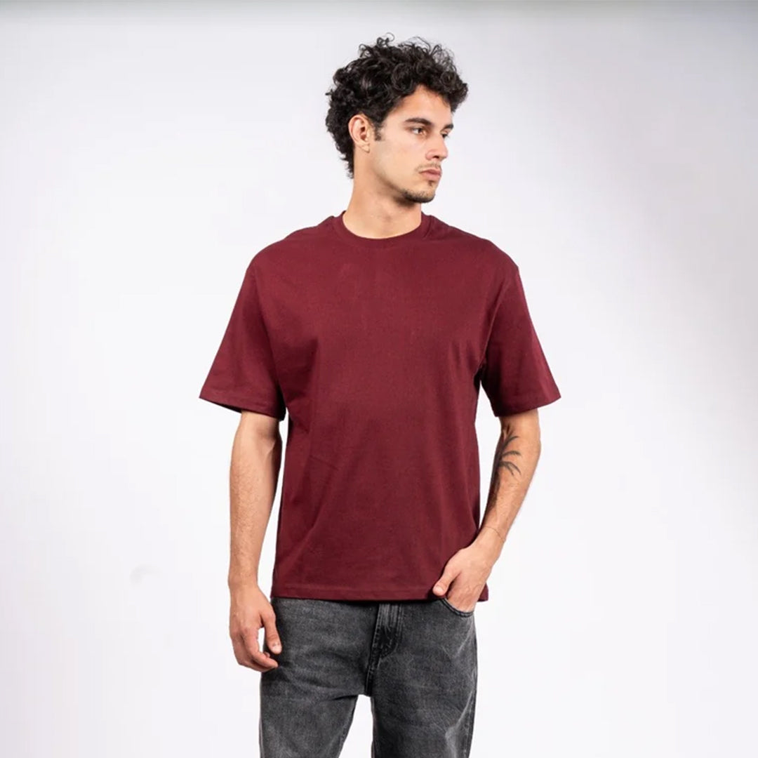 Regular Heavyweight T-Shirt Burgundy