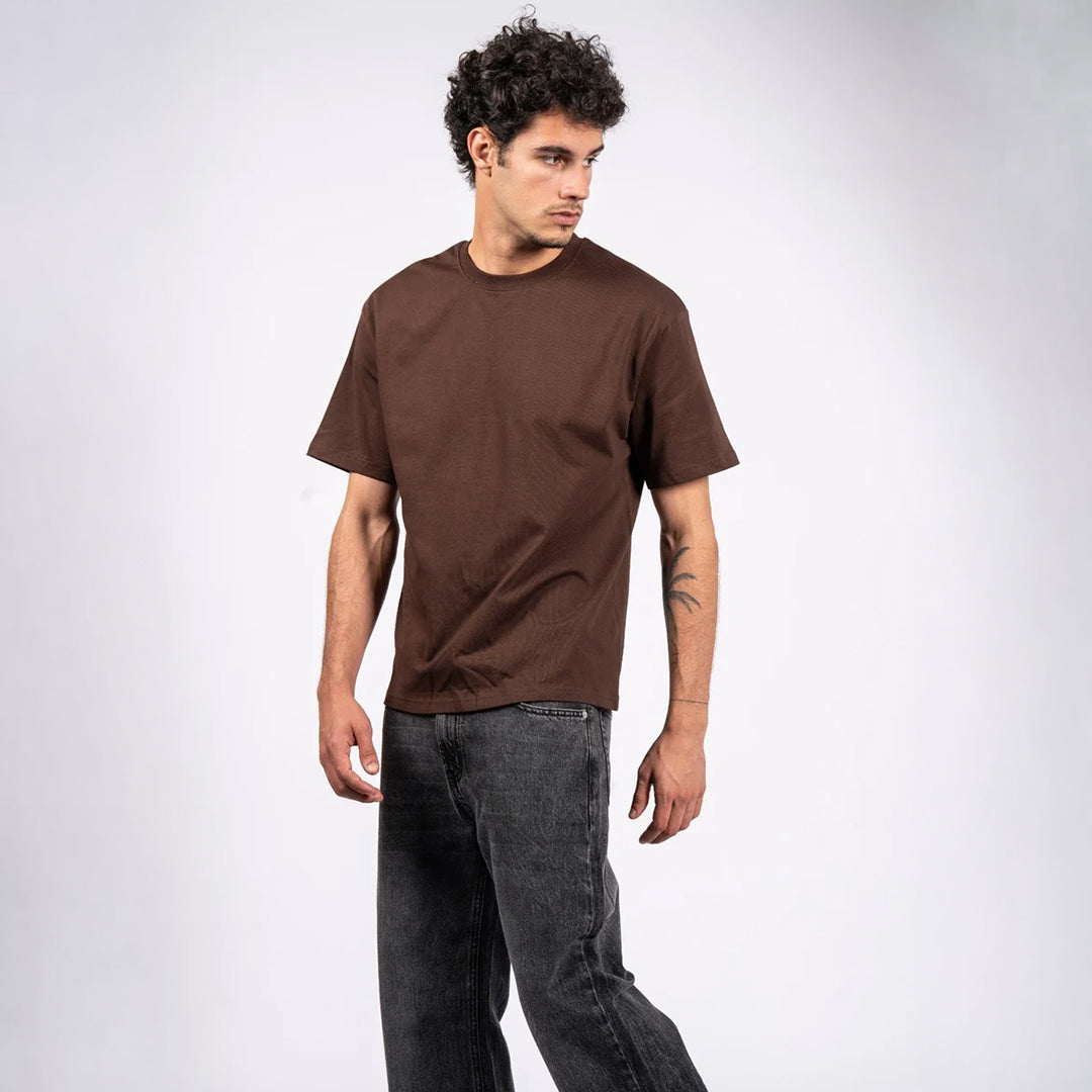 Regular Heavyweight T-Shirt Dark Brown