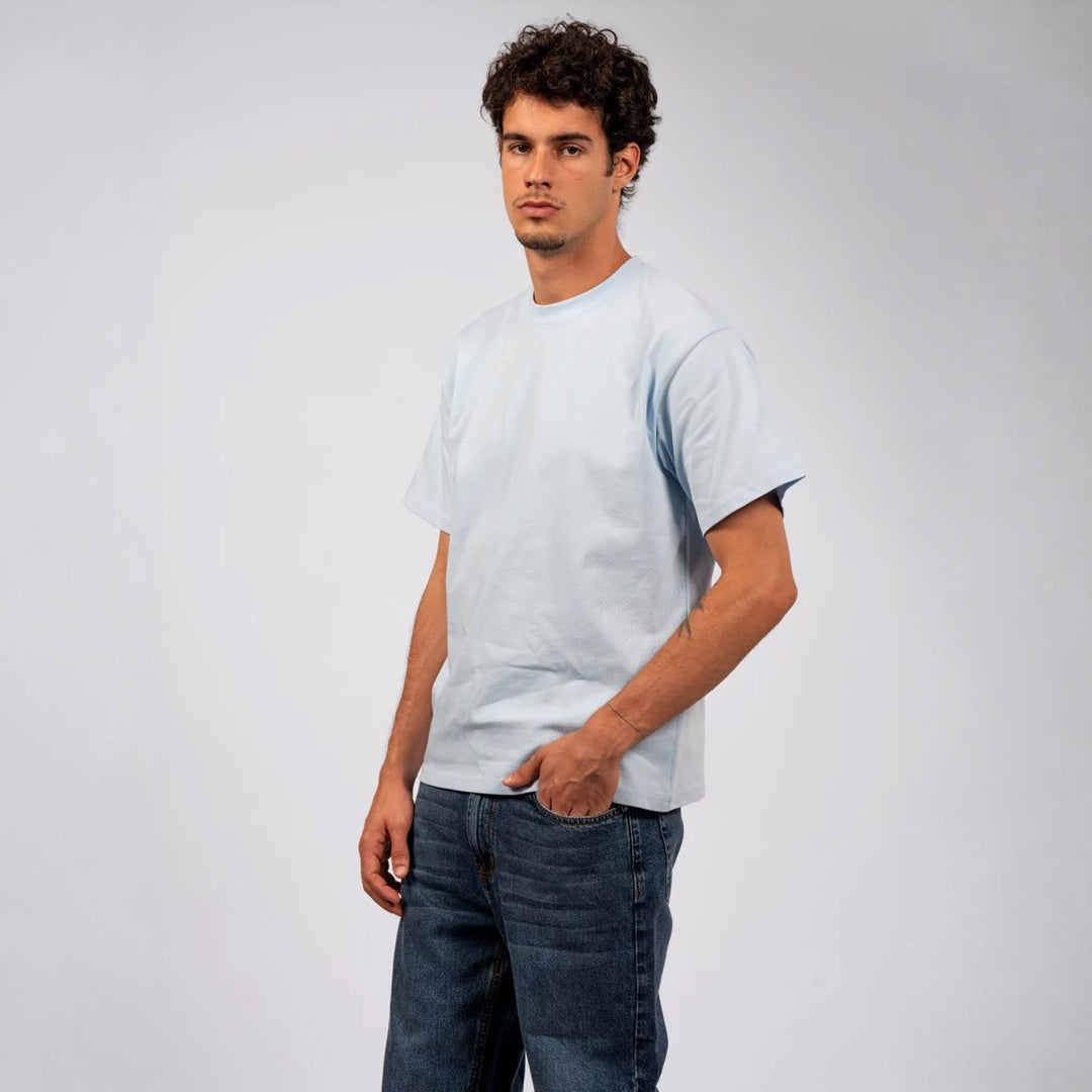 Relaxed Heavyweight T-Shirt Sky-Blue