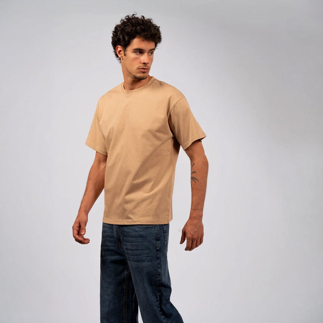 Relaxed Heavyweight T-Shirt Sand Beige