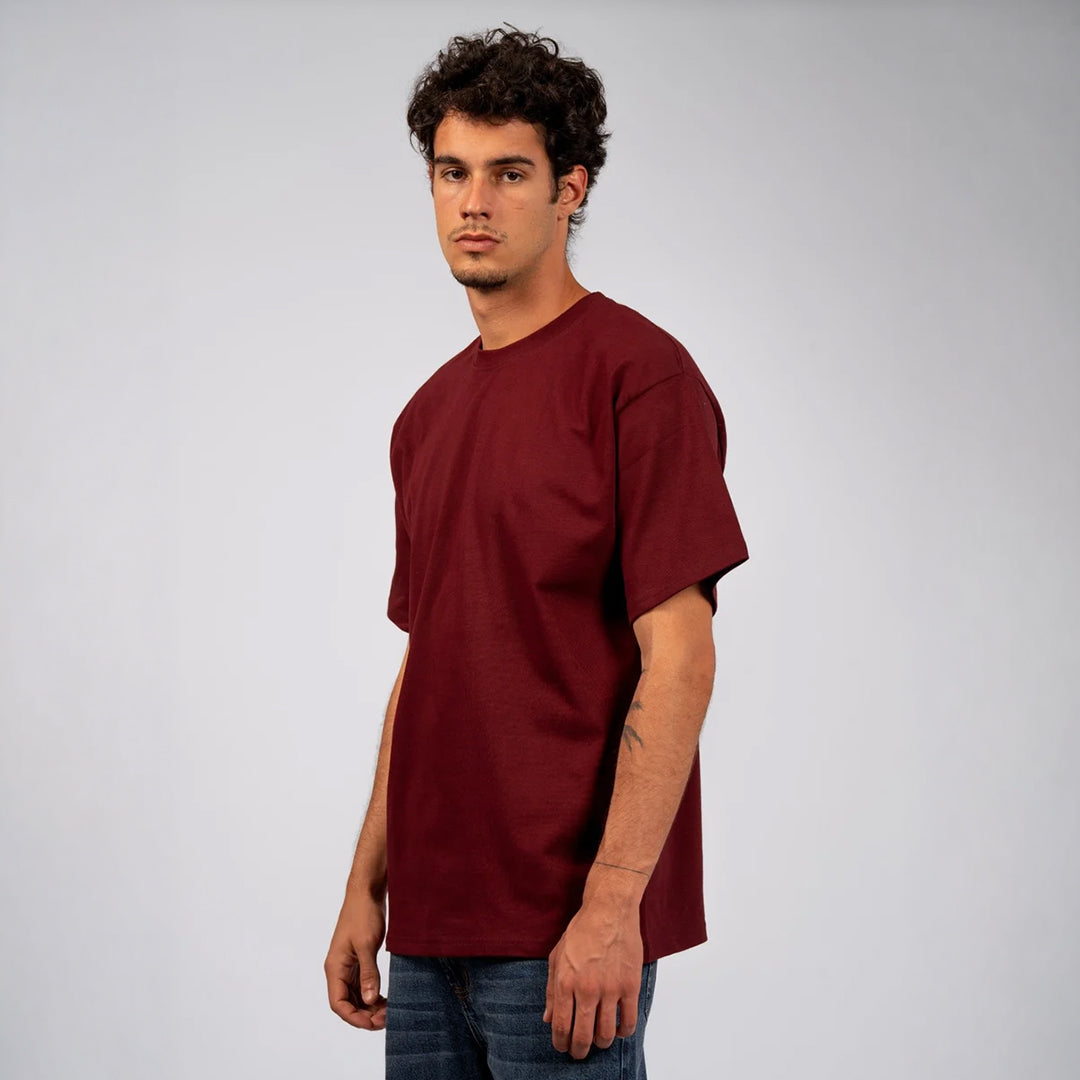 Relaxed Heavyweight T-Shirt Burgundy